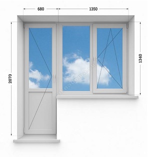 Балконный блок. Хрущевки